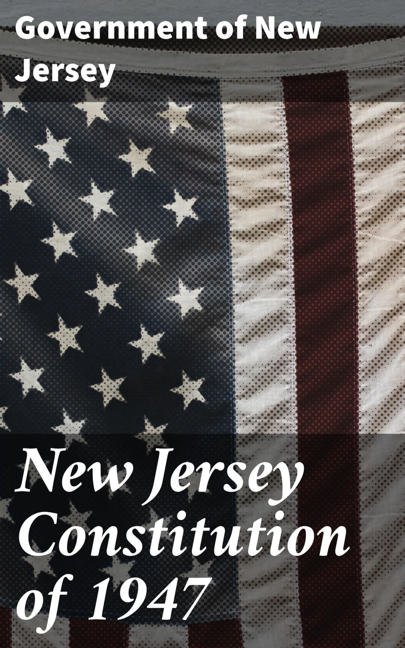 Portada: New Jersey Constitution of 1947