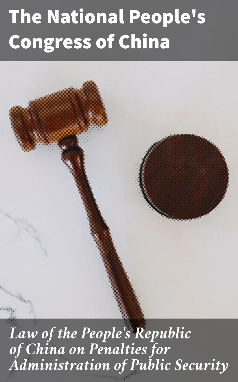 Portada: Law of the People's Republic of China on Penalties for Administration of Public Security