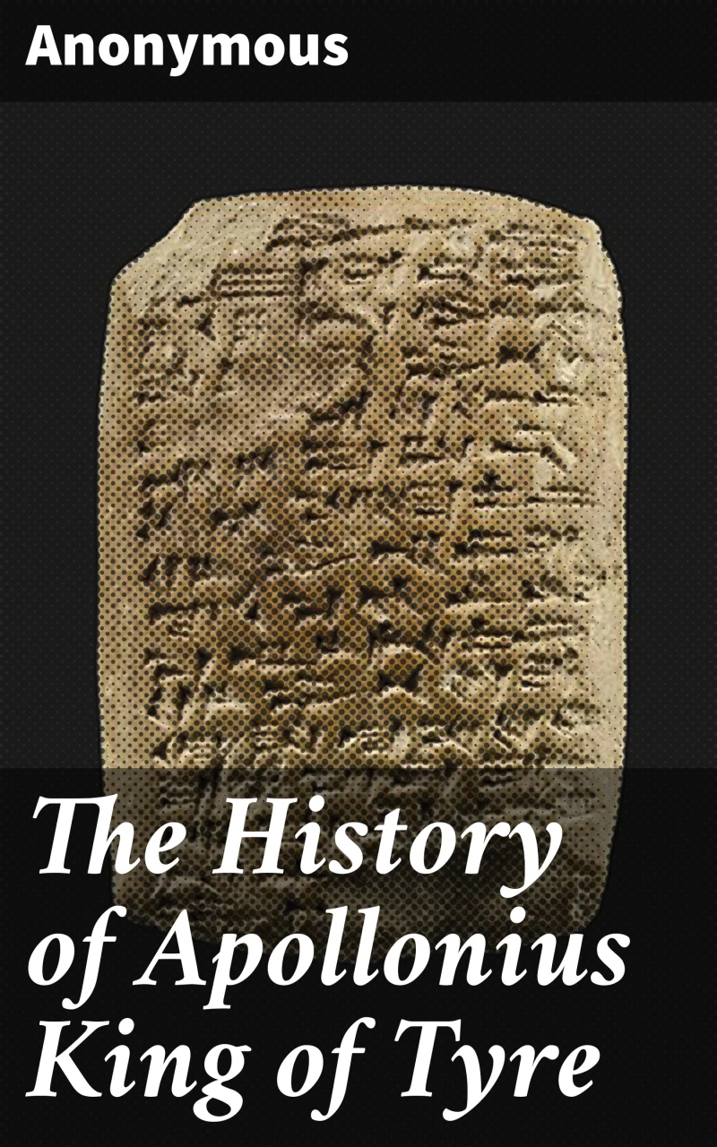 Portada: The History of Apollonius King of Tyre