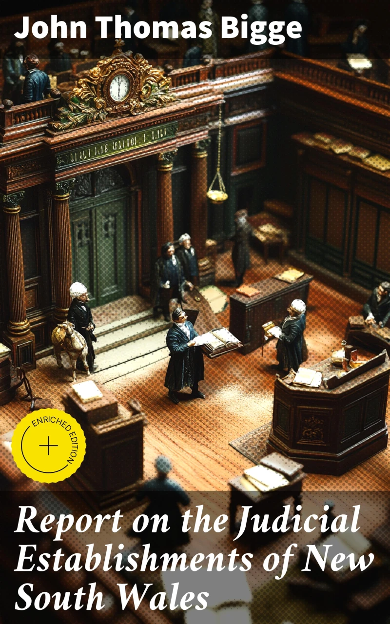 Portada: Report on the Judicial Establishments of New South Wales
