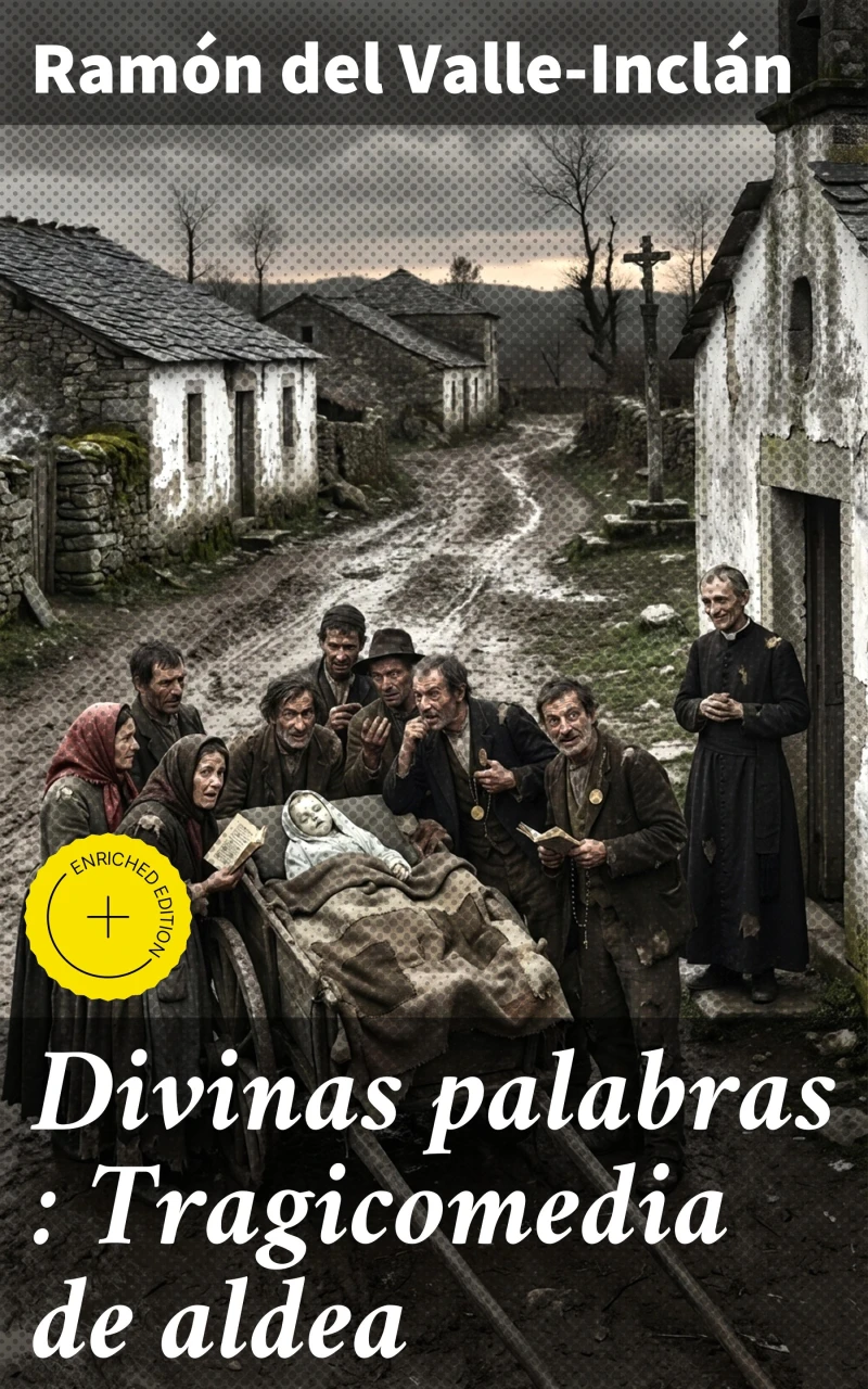 Portada: Divinas palabras : Tragicomedia de aldea