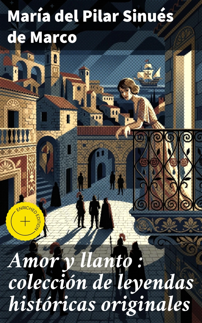 Portada: Amor y llanto : colección de leyendas históricas originales