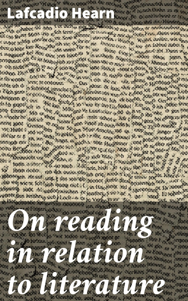 Portada: On reading in relation to literature