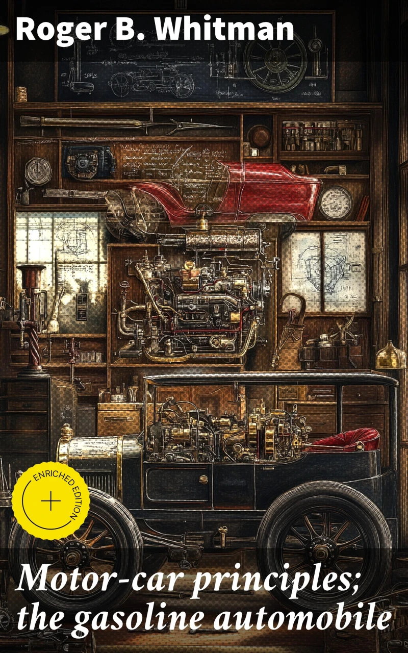 Portada: Motor-car principles; the gasoline automobile