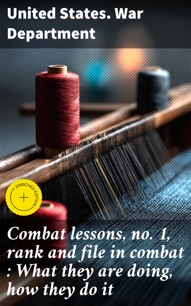 Portada: Combat lessons, no. 1, rank and file in combat : What they are doing, how they do it
