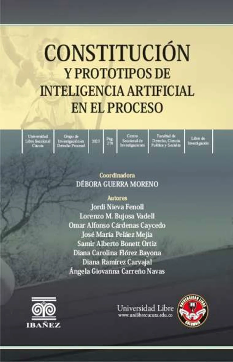 Portada: Constitución y prototipos de inteligencia artificial en el proceso
