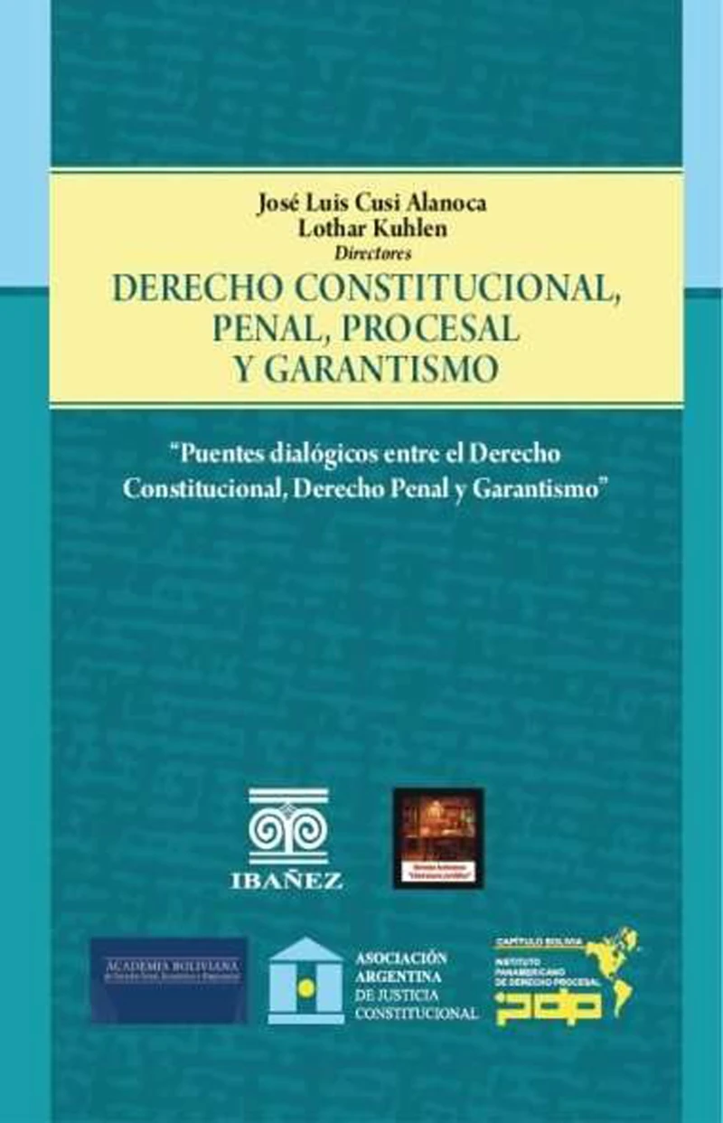 Portada: Derecho constitucional penal, procesal y garantismo