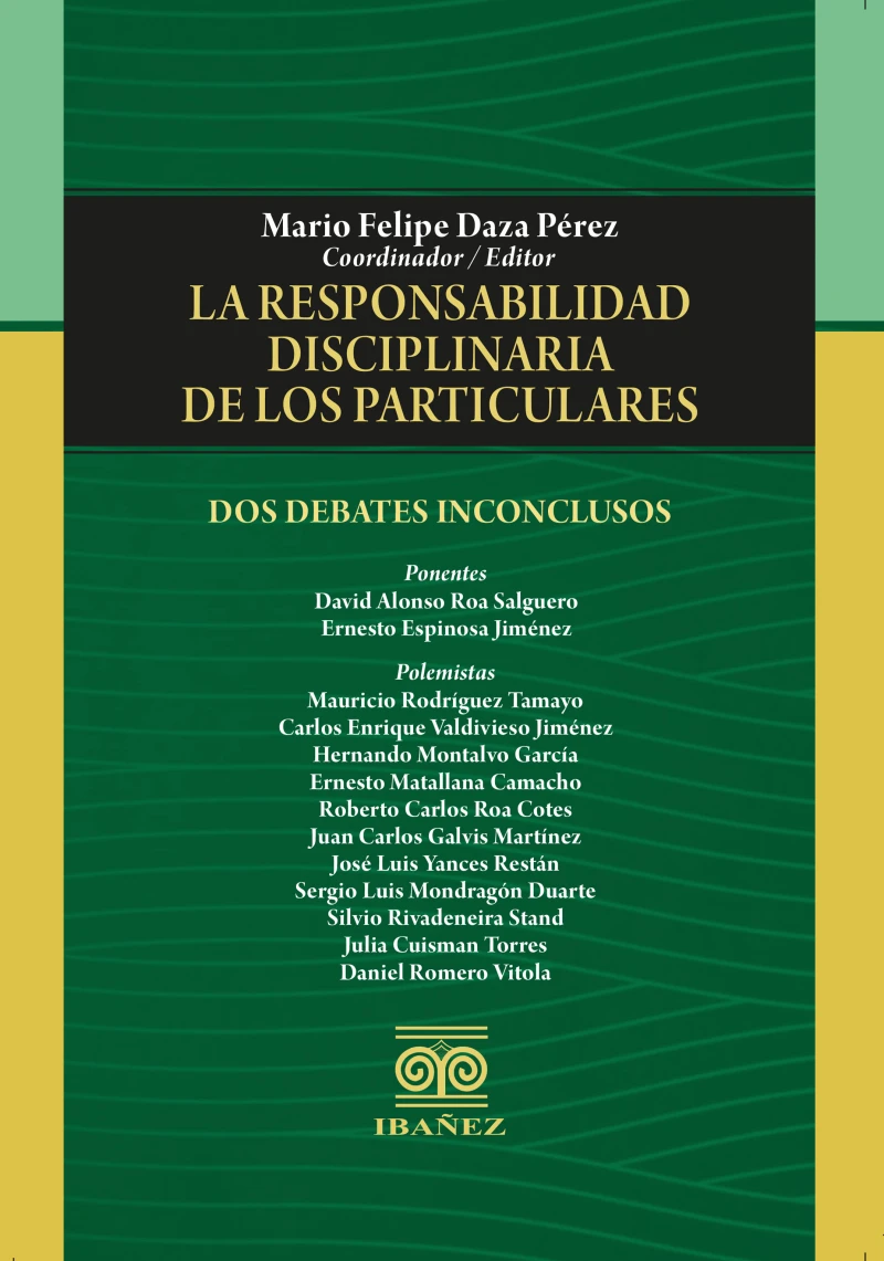 Portada: La responsabilidad disciplinaria de los particulares