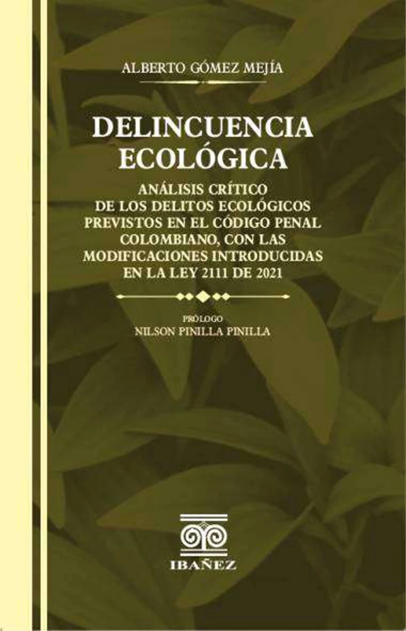 Portada: Delincuencia ecológica