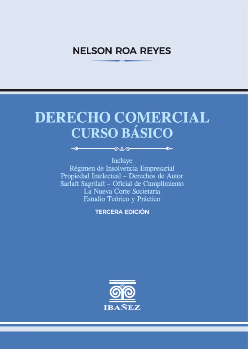 Portada: Derecho comercial curso basico