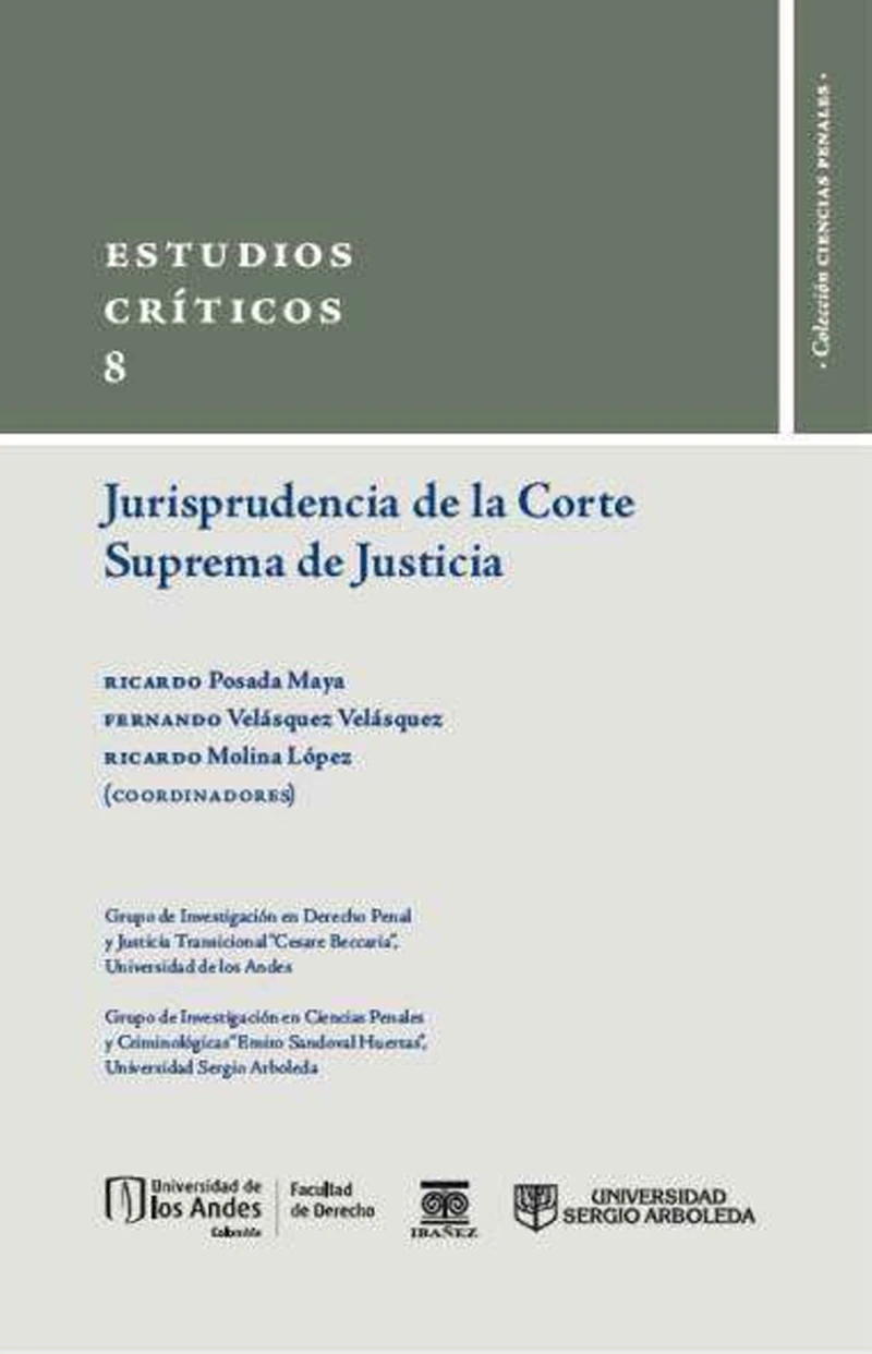 Portada: Jurisprudencia de la corte suprema de justicia 8