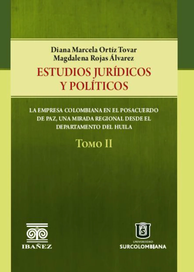 Portada: Estudios jurídicos y políticos. Tomo II