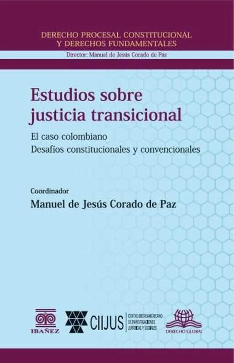 Portada: Estudios sobre justicia transicional