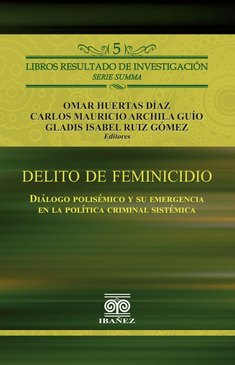 Portada: Delito de feminicidio