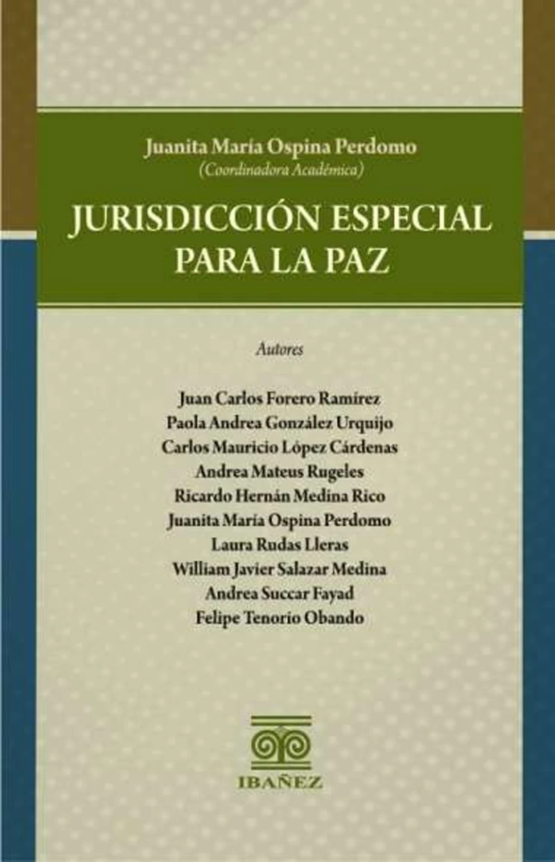 Portada: Jurisdicción especial para la paz