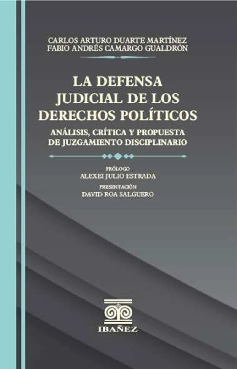 Portada: La defensa judicial de los derechos politicos