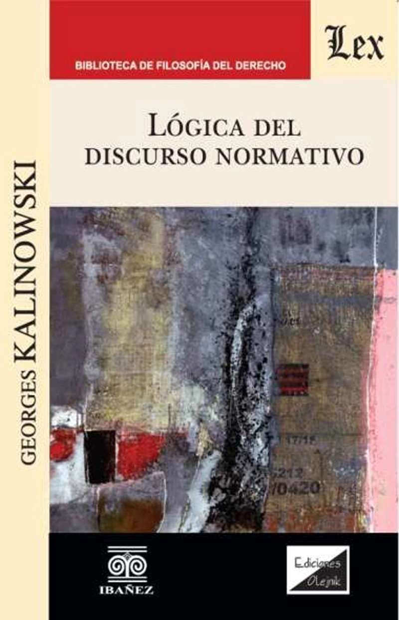 Portada: Lógica del discurso normativo
