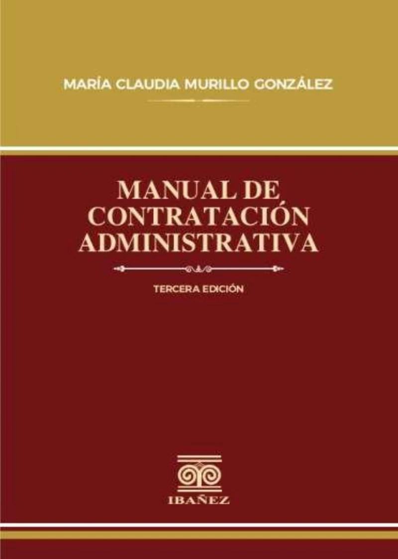 Portada: Manual de contratación administrativa
