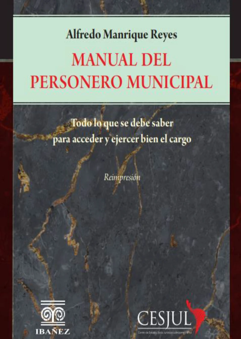 Portada: Manual del personero municipal