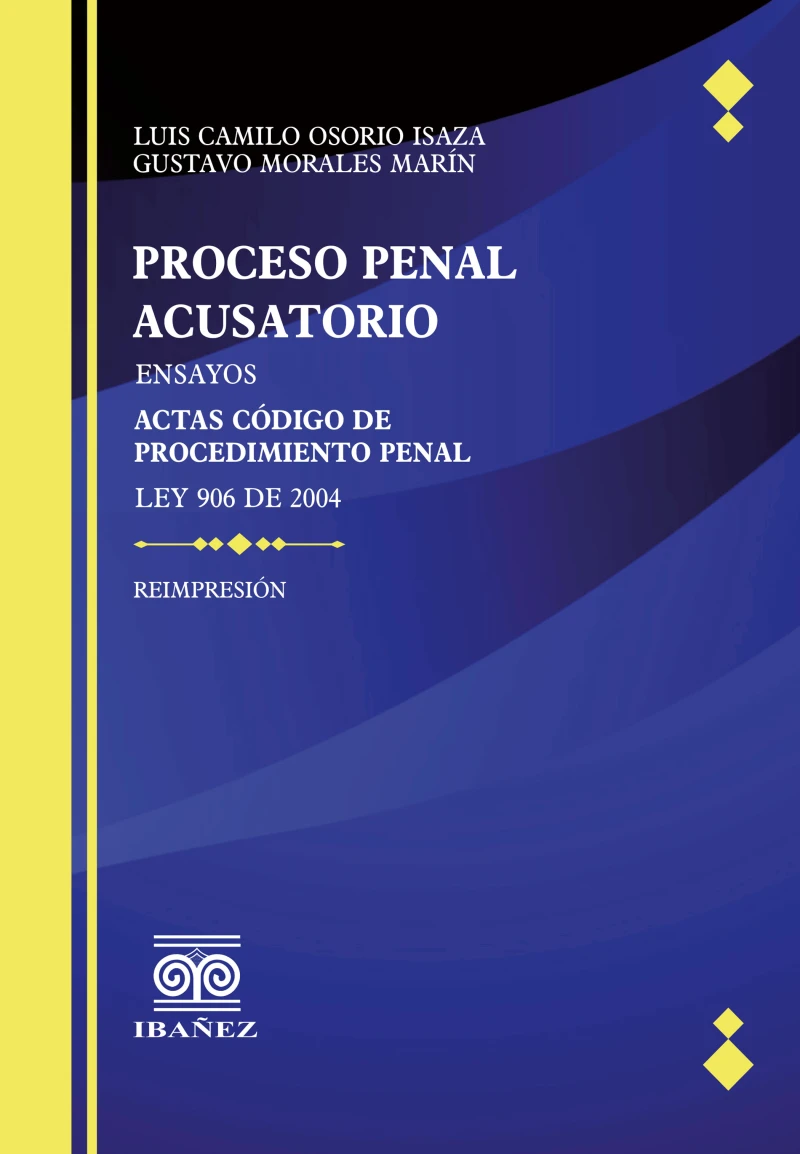 Portada: Proceso penal acusatorio