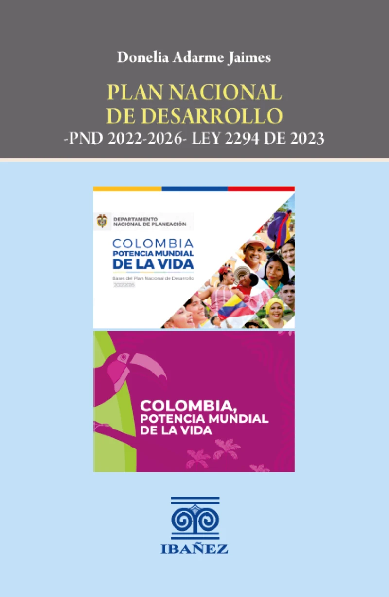 Portada: Plan nacional de desarrollo