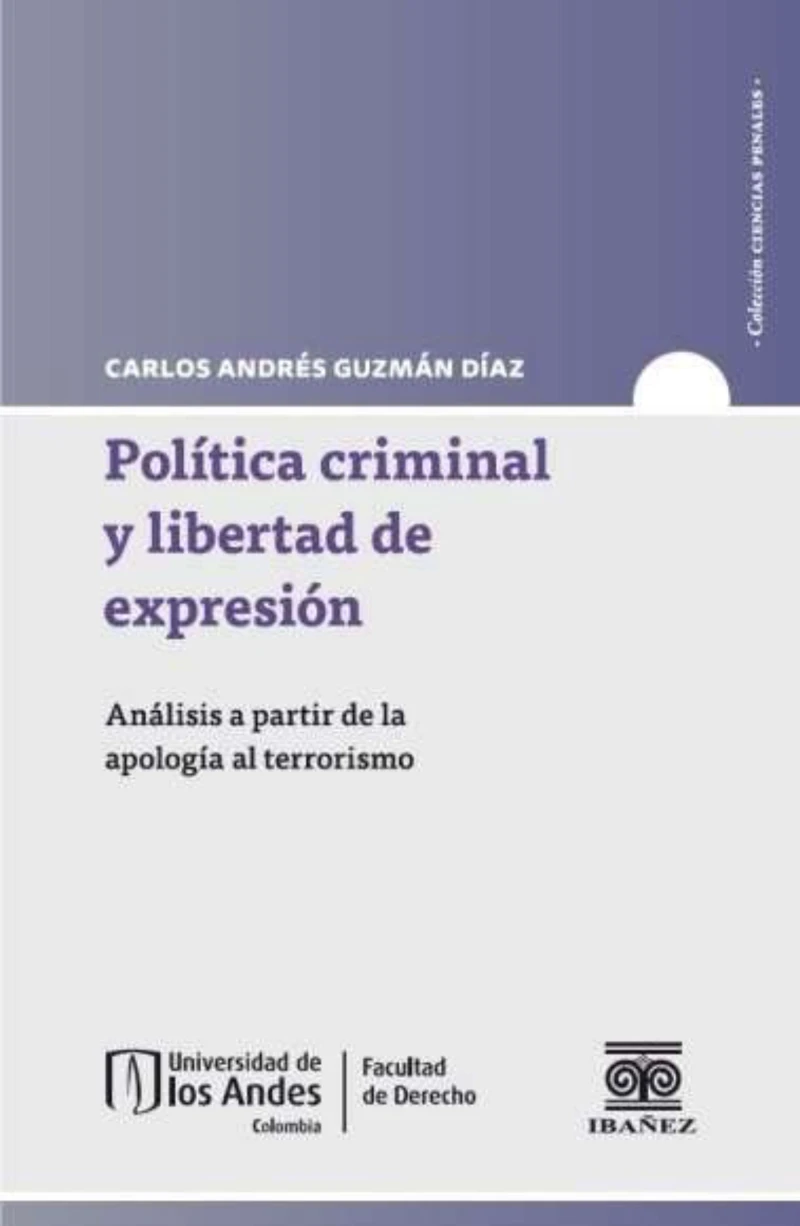 Portada: Política criminal y libertad de expresión