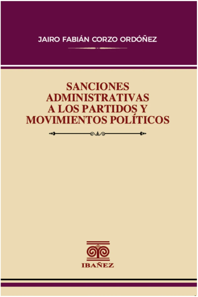 Portada: Sanciones administrativas a los partidos y movimientos políticos