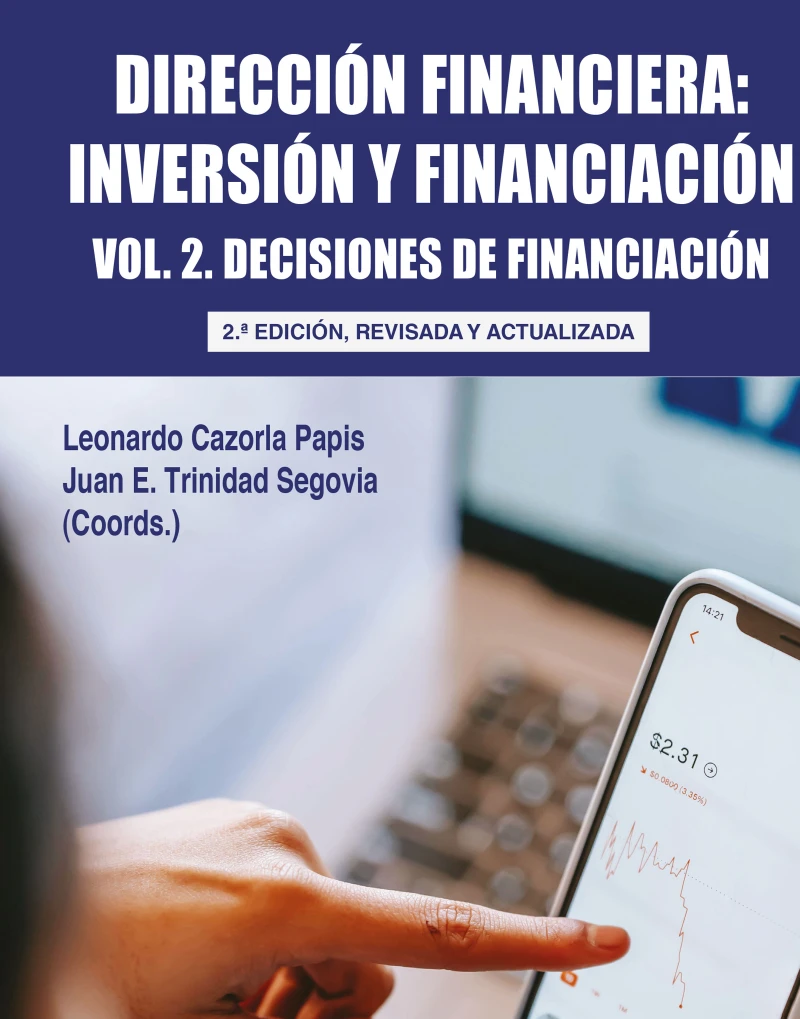Portada: Dirección financiera: inversión y financiación, Volumen 2; Segunda edición