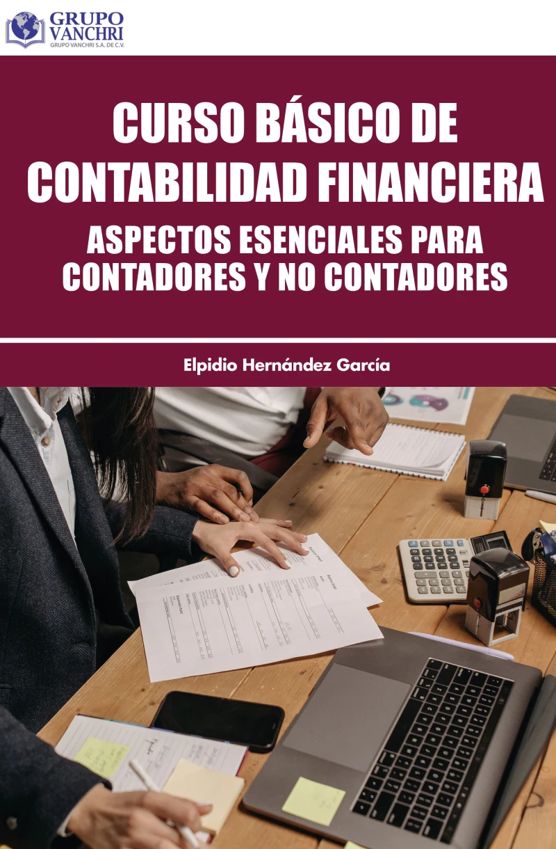 Portada: Curso básico de contabilidad financiera