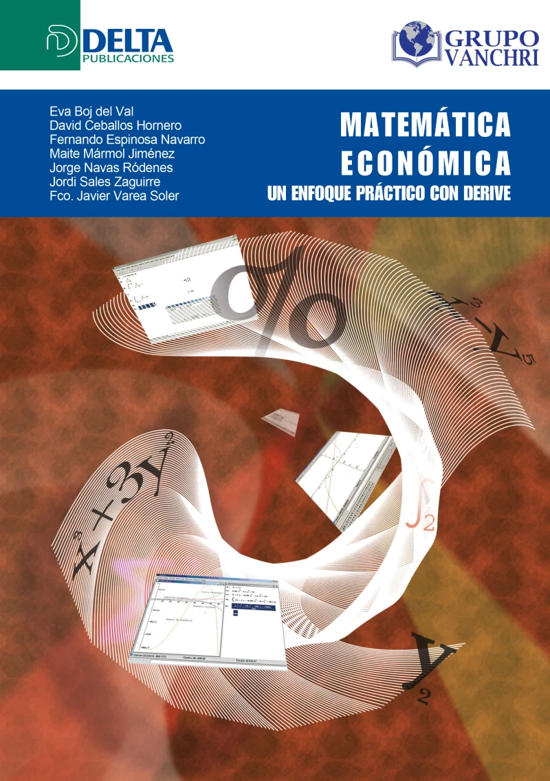 Portada: Matematica economica un enfoque practico con derive