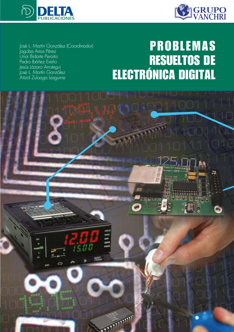 Portada: Problemas resueltos de electrónica digital