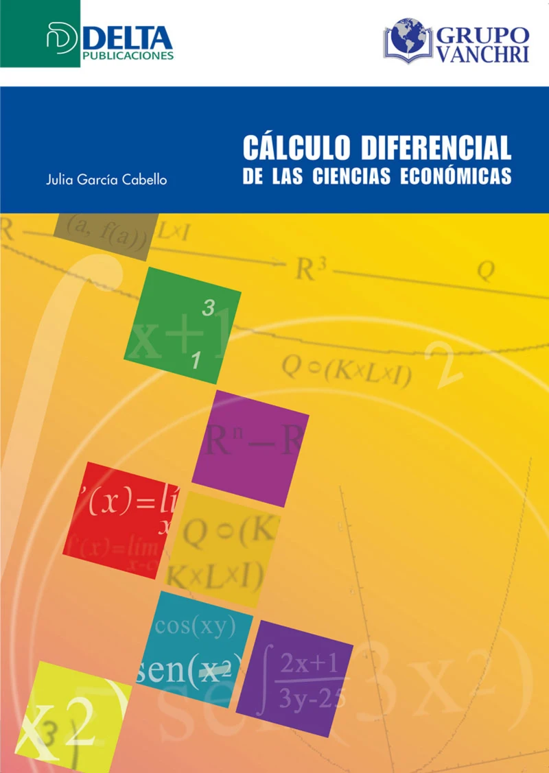 Portada: Cálculo Diferencial De Las Ciencias Económicas