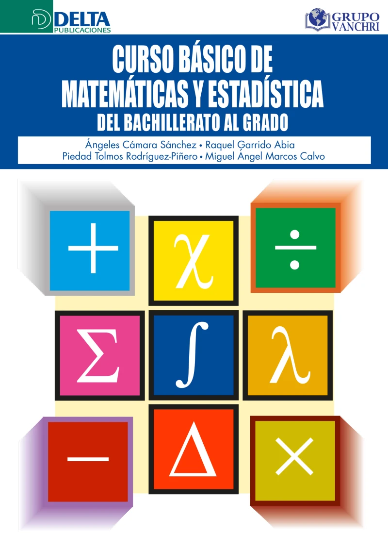 Portada: Curso Básico De Matemáticas Y Estadística Del Bachillerato Al Grado