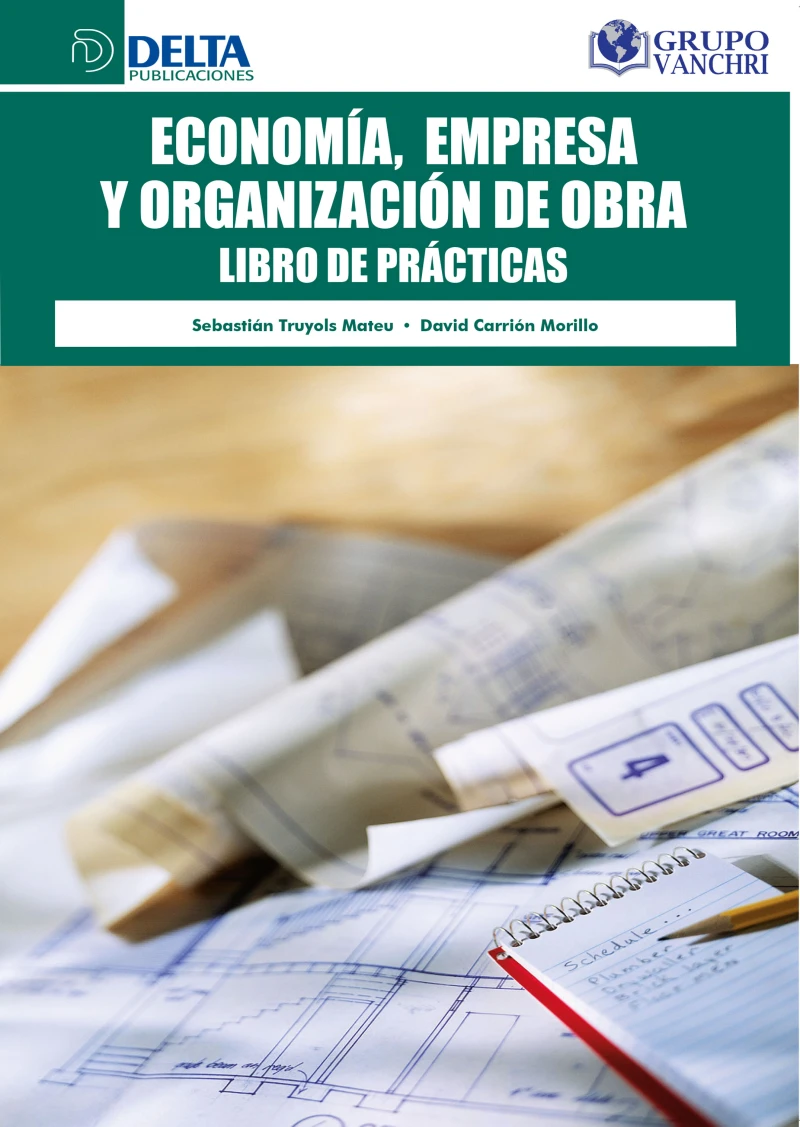 Portada: Economía, Empresa Y Organización De Obra: Libro De Prácticas