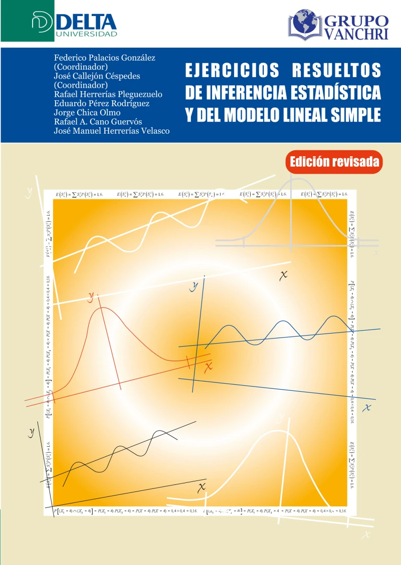 Portada: Ejercicios Resueltos De Inferencia Estadística Y Del Modelo Lineal Simple