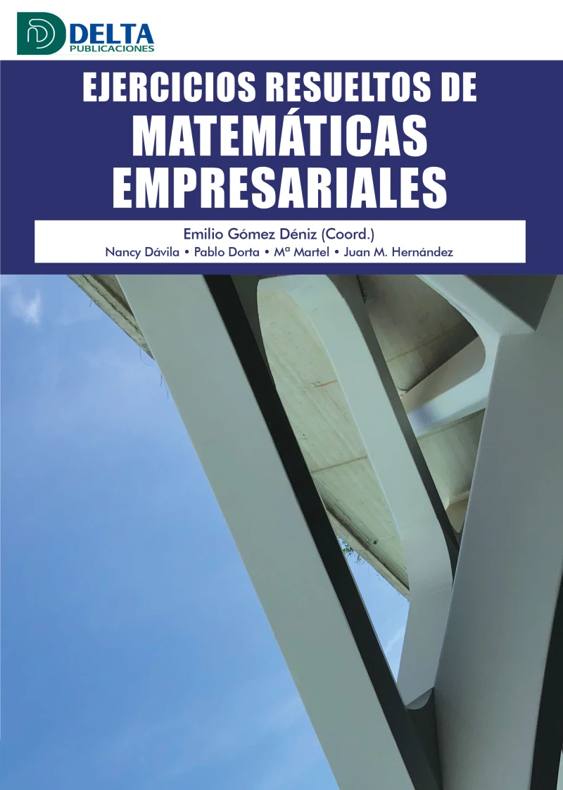 Portada: Ejercicios Resueltos De Matemáticas Empresariales