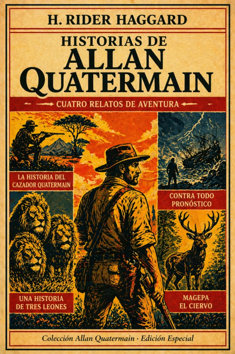 Portada: Historias de Allan Quatermain