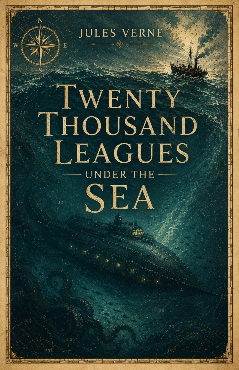 Portada: Twenty thousand leagues under the sea