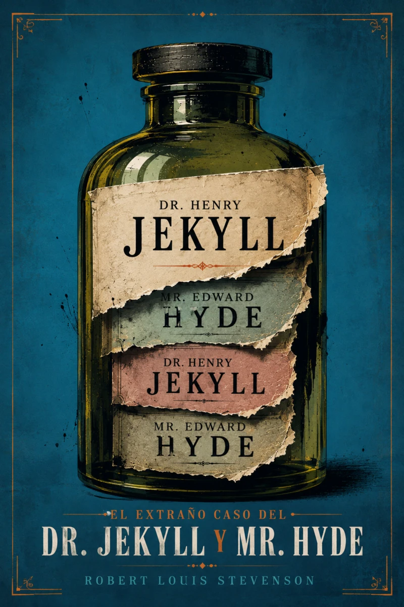 Portada: El extraño caso del Dr. Jekyll y Mr. Hyde