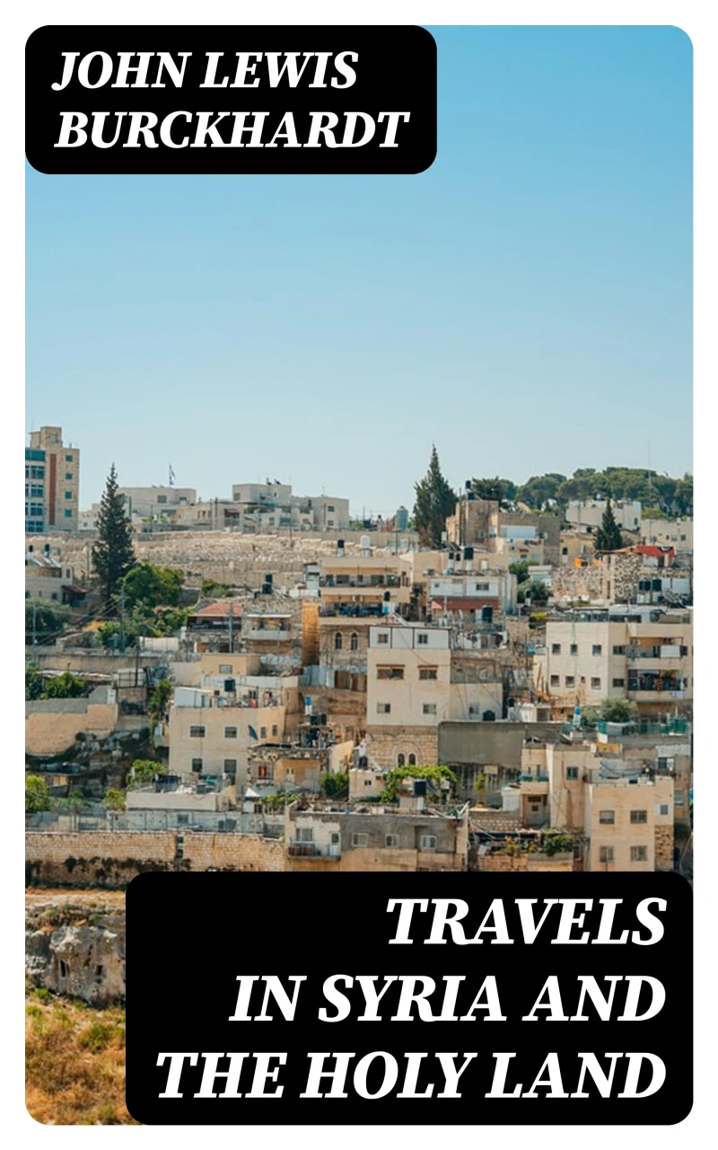 Portada: Travels in Syria and the Holy Land