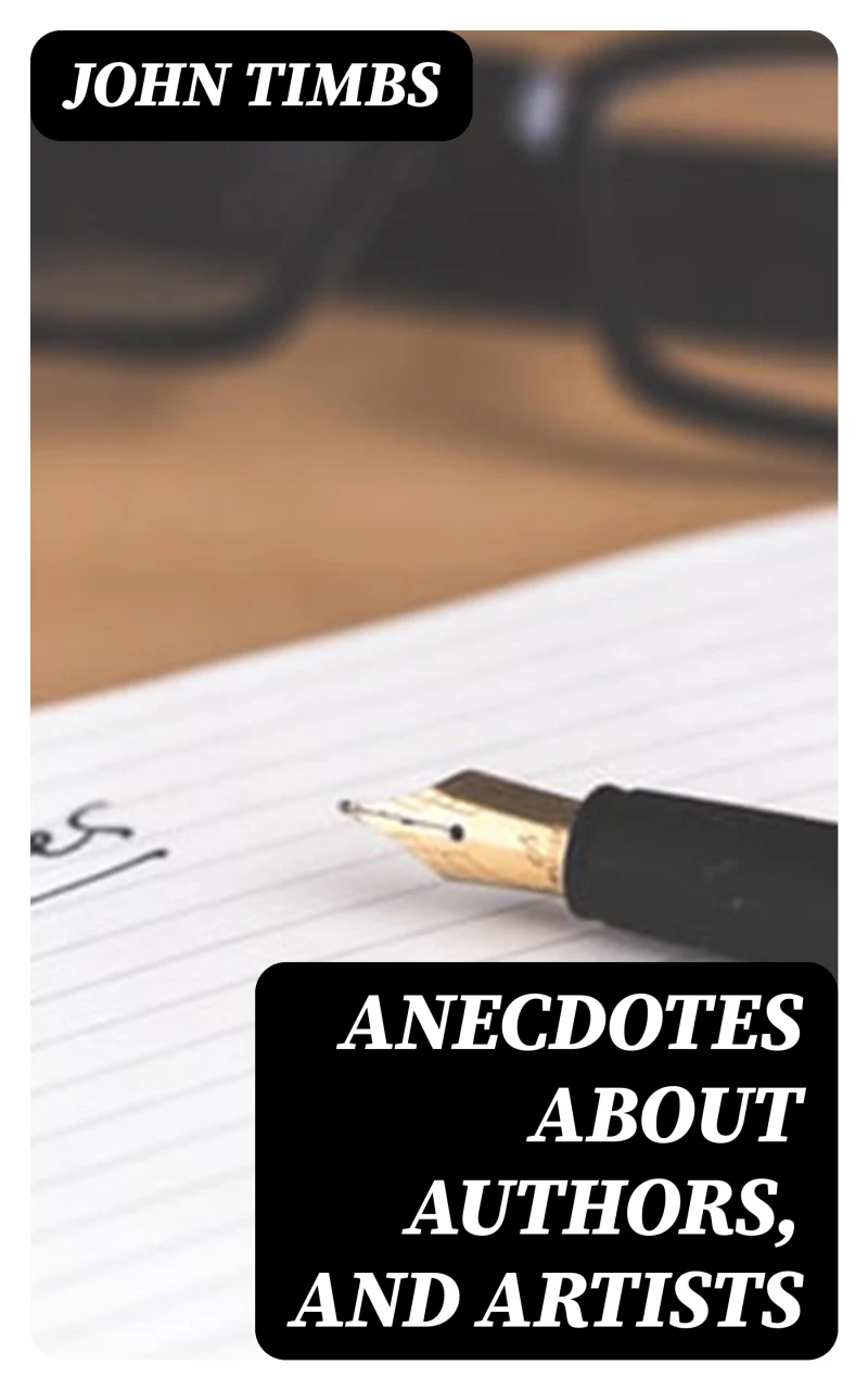 Portada: Anecdotes about Authors, and Artists