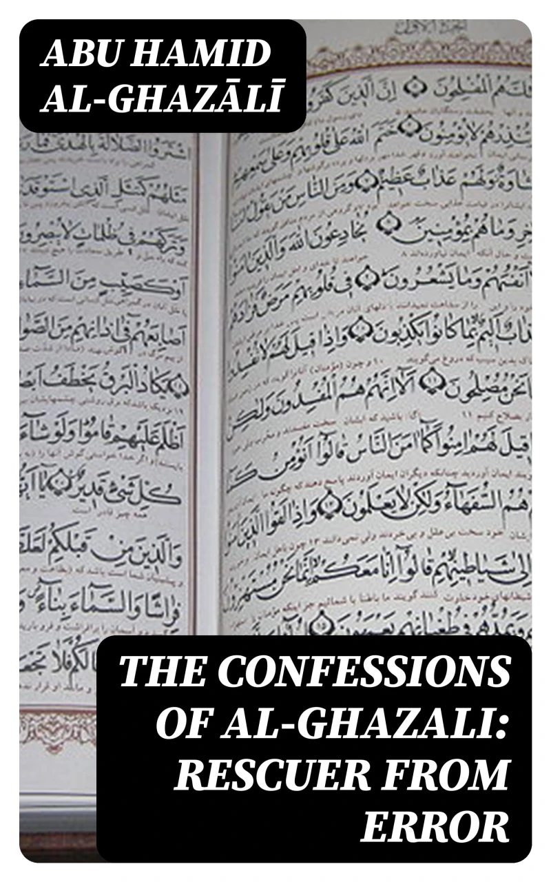 Portada: The Confessions of al-Ghazali: Rescuer from Error