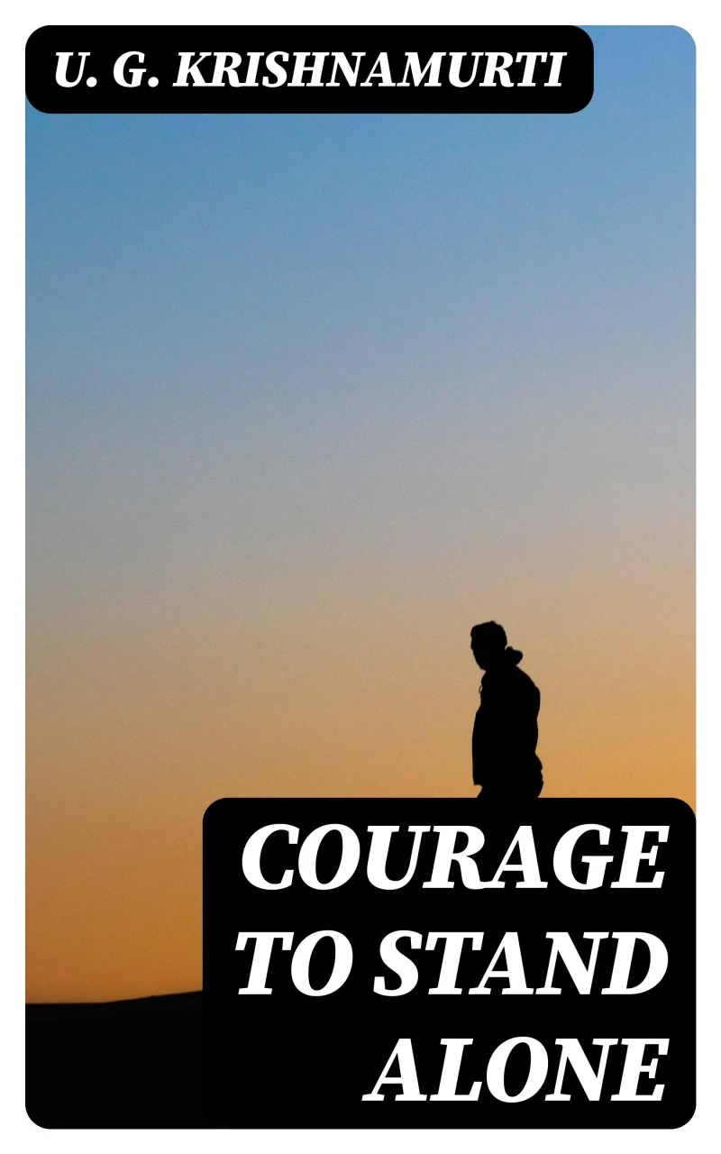 Portada: Courage to Stand Alone