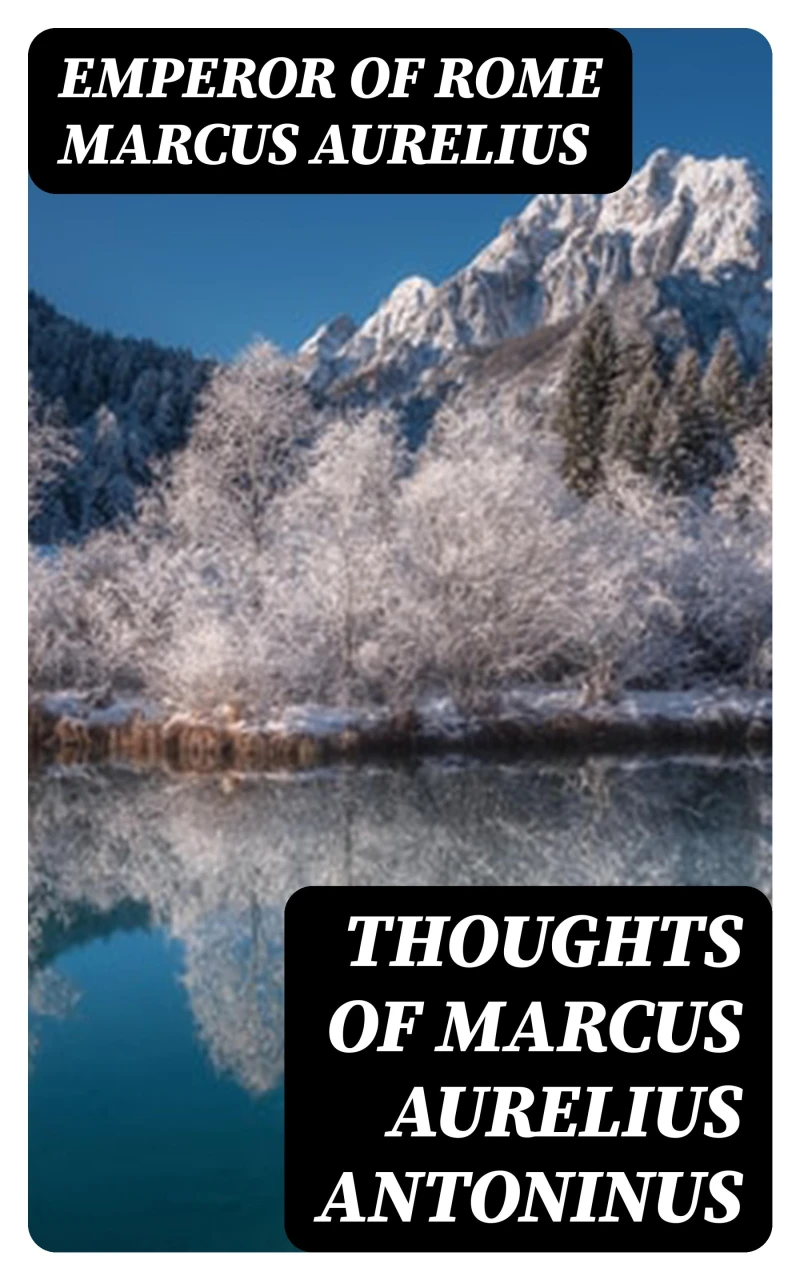 Portada: Thoughts of Marcus Aurelius Antoninus