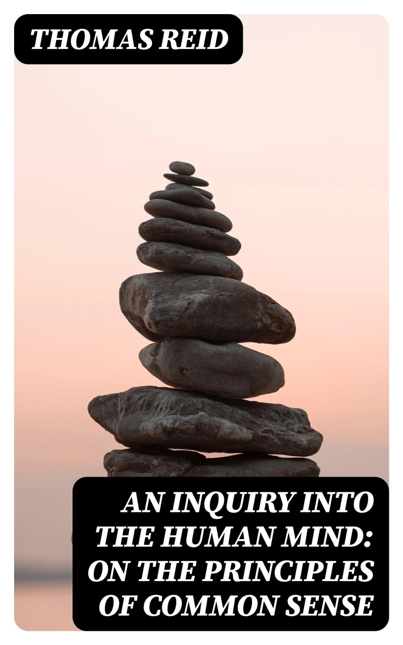 Portada: An Inquiry into the Human Mind: On the Principles of Common Sense