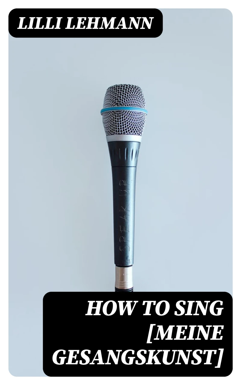 Portada: How to Sing [Meine Gesangskunst]