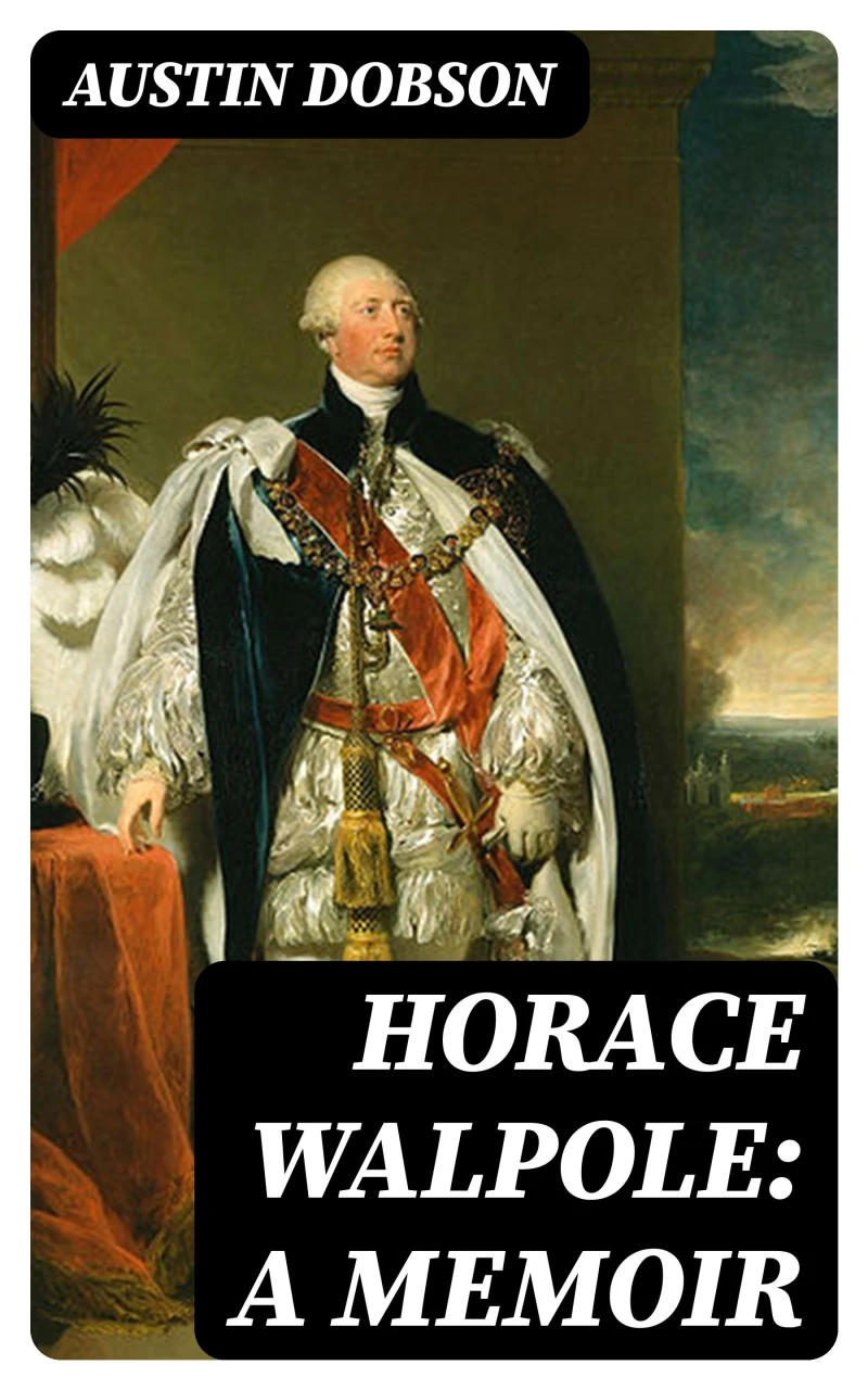 Portada: Horace Walpole: A memoir