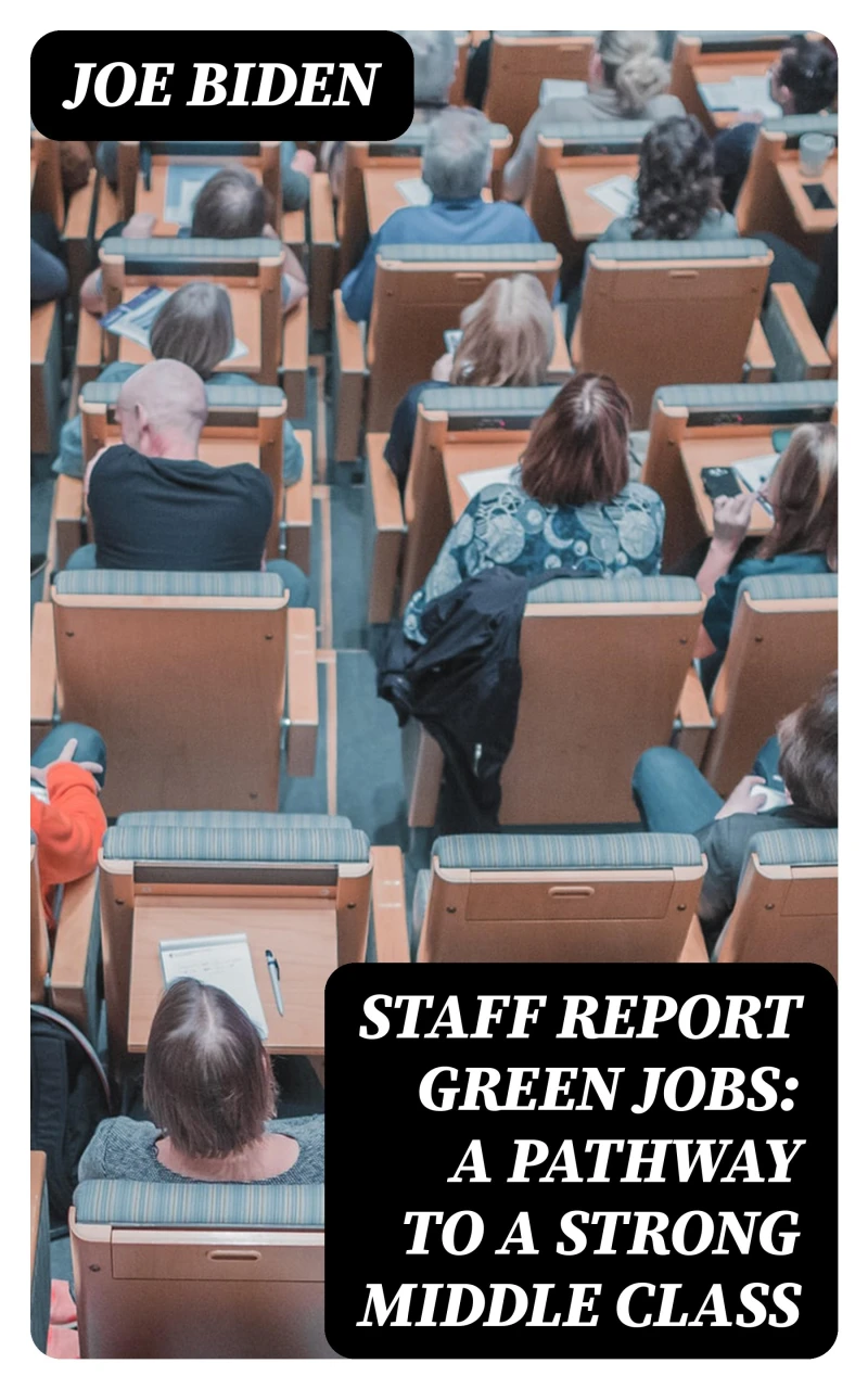 Portada: STAFF REPORT Green Jobs: A Pathway to a Strong Middle Class