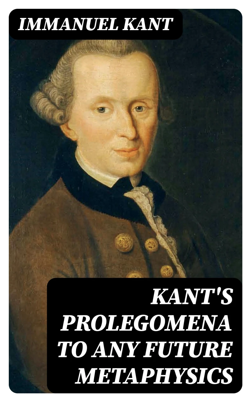 Portada: Kant's Prolegomena to Any Future Metaphysics