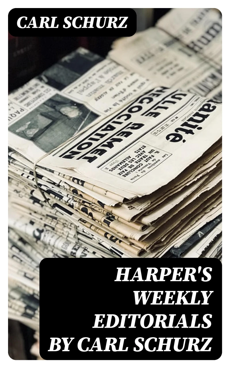 Portada: Harper's Weekly Editorials by Carl Schurz